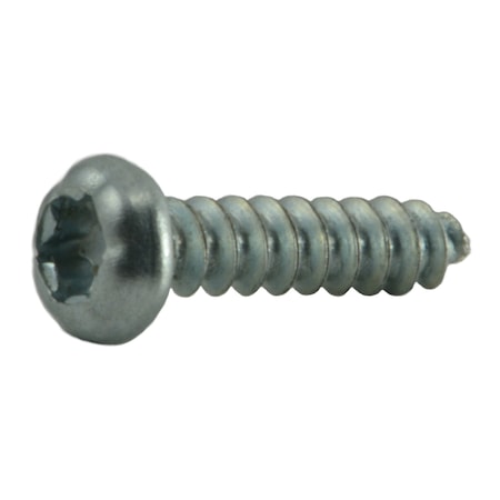 Midwest Fastener Sheet Metal Screw, #2 x 3/8 in, Zinc Plated Steel Flat Head Torx Drive, 40 PK 37002